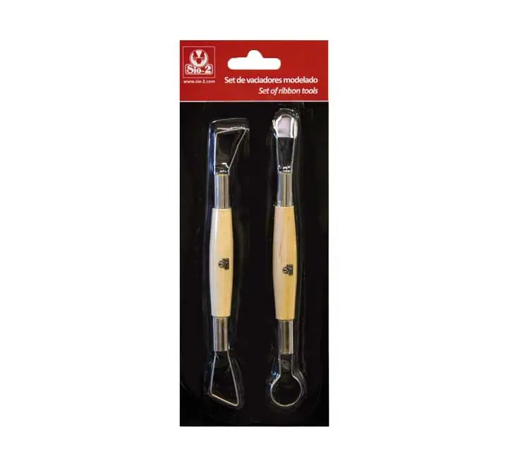 SET 2 VACIADORES DOBLES MADERA SIO-2 37000029