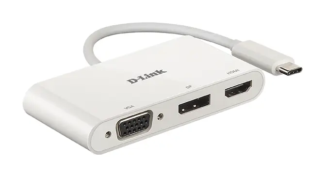 DUB-V310 base para portátil y replicador de puertos Alámbrico USB 3.2 Gen 1 (3.1 Gen 1) Type-C Blanco