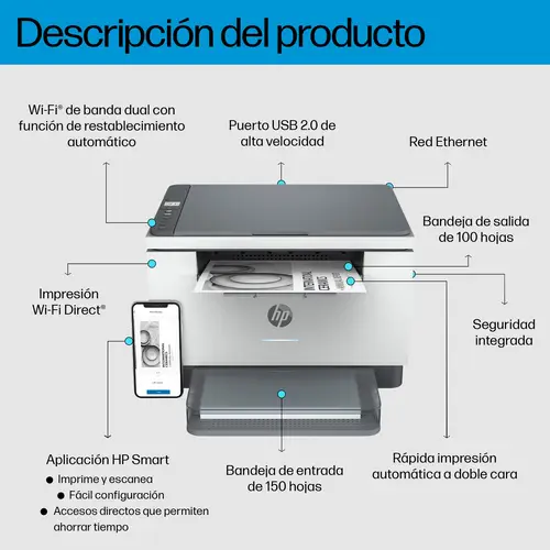 LaserJet Impresora multifunción M234dw - Imagen 7