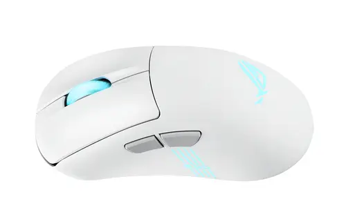 ROG Keris II Origin WHT ratón Juego mano derecha RF Wireless + Bluetooth + USB Type-A Óptico 42000 DPI - Imagen 4
