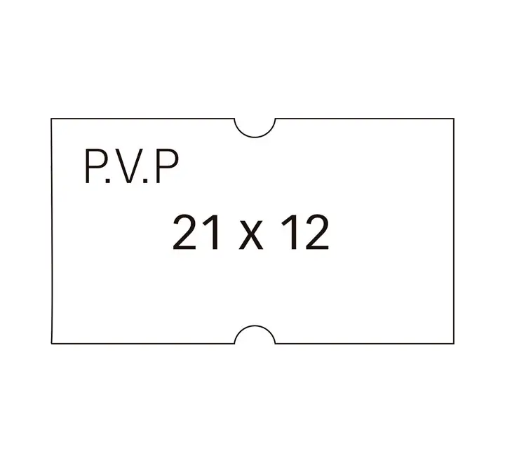 PACK 6ROLLOS 1000 ETIQ. APLI 21X12 PVP BLANCO REM.