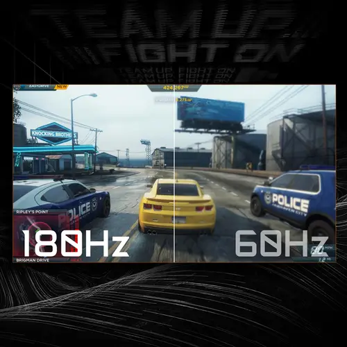 GS27FA Monitor para juegos de 27" FHD - 1920 x 1080, 180Hz, 1ms, 300 cd/m², FreeSync, HDR Ready, HDMI 2.0, Displayport 1.4 - Imagen 7