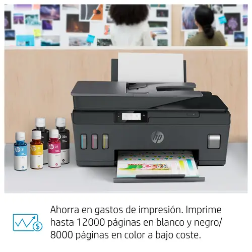 Smart Tank Plus 655 Inalámbrico All-in-One Color Impresora, Fotocopiadora, escáner - Imagen 3