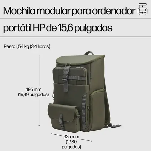 Mochila modular para portátil de 15,6 pulgadas - Imagen 2