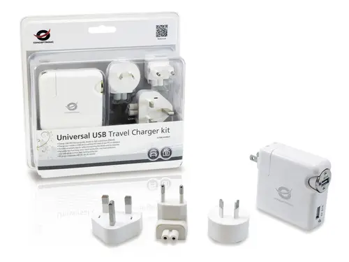 CUSBCHARKIT cargador de dispositivo móvil Cámara digital, Portátil, PDA, Smartphone, Tableta Blanco Corriente alterna, Encendedor de cigarrillos Auto, Interior - Imagen 5