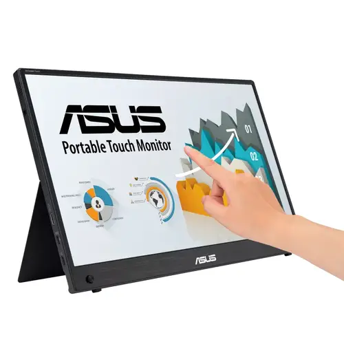 ZenScreen MB16AMTR pantalla para PC 39,6 cm (15.6") 1920 x 1080 Pixeles Full HD LCD Pantalla táctil Negro - Imagen 1