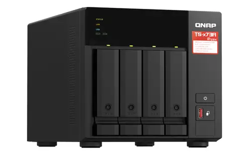 TS-473A + QSW-1105-5T Bundle Pack NAS Torre Ryzen Embedded V1500B 8 GB DDR4 0 TB QNAP Turbo System Negro - Imagen 4