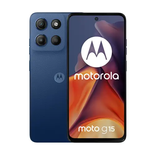 moto g15 17,1 cm (6.72") SIM doble Android 15 4G USB Tipo C 8 GB 512 GB 5200 mAh Marina - Imagen 2