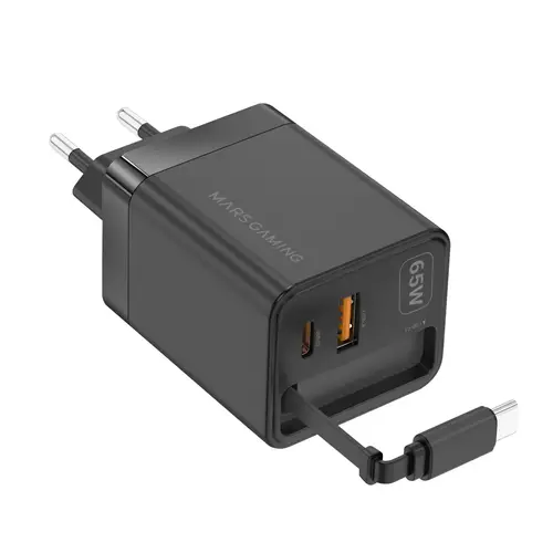 MDGAN65R cargador de dispositivo móvil Negro - Imagen 2