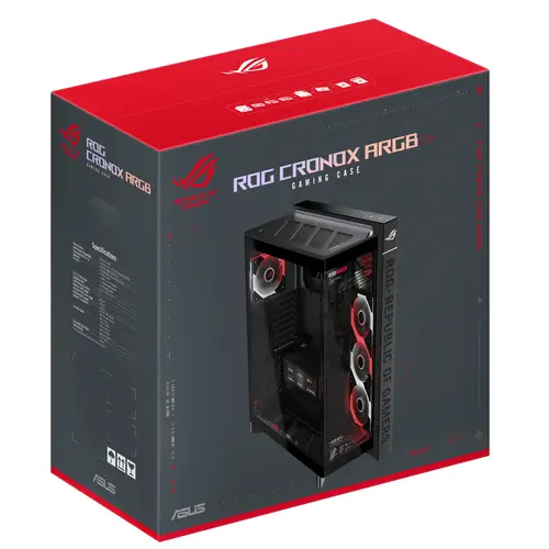 ROG CRONOX GR801 CURVE TG ARGB BLACK Midi Tower Negro - Imagen 22