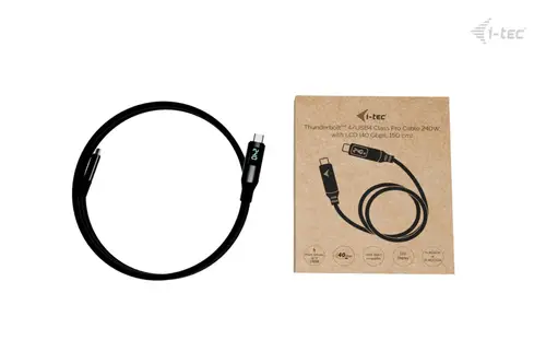 Thunderbolt 4/USB4 Class Pro Cable 240W with LCD (40 Gbps, 150 cm) - Imagen 5