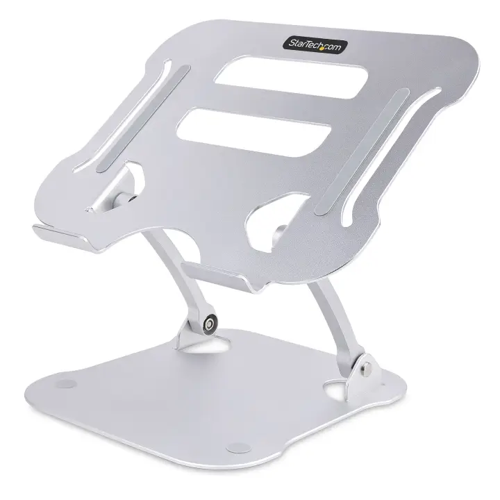 Soporte Ergonómico de Ordenador para Sobremesa - Base Soporte Ergonómico para Portátil de Altura Ajustable - Aluminio - Portátil - 10kg - Plegable - Elevador Riser