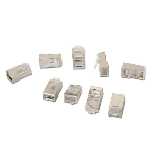 A139-0298 conector RJ-45 Acero inoxidable, Transparente - Imagen 2