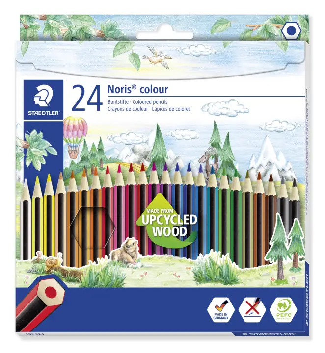 Noris colour 185 Multicolor 24 pieza(s)