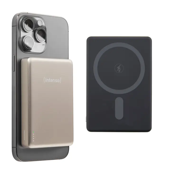 Batería Externa Magnética MW10000 10000 mAh  Compatible con MagSafe, Carga Inalámbrica 15W, USB-C PD 20W, Para iPhone y Android  Probada en Alemania  Champán