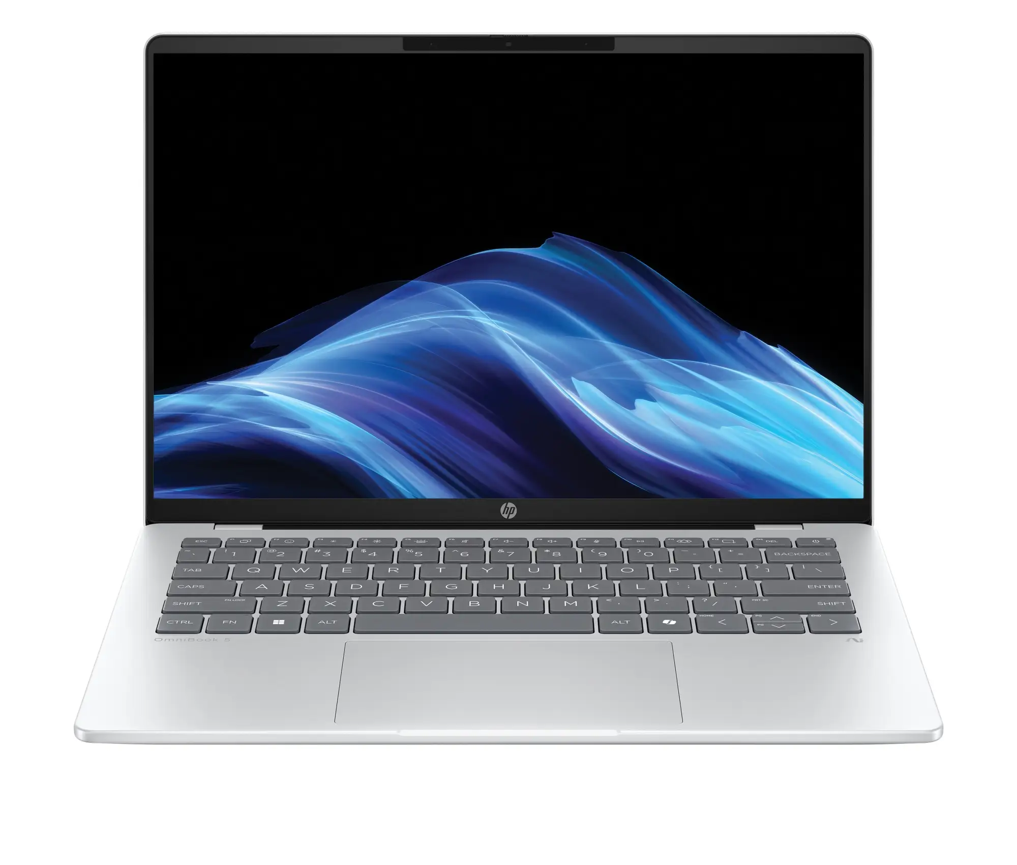 OmniBook 5 Laptop Next Gen AI 14-he0001nsx Copilot+ PC Snapdragon X1-26-100 Portátil 35,6 cm (14") 2K 16 GB LPDDR5x-SDRAM 512 GB SSD Wi-Fi 6E (802.11ax) Windows 11 Home Plata