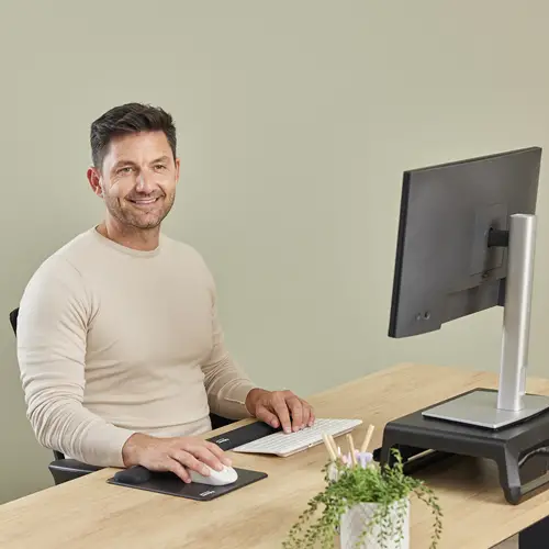 100142570 descansa muñecas Silicona Negro - Imagen 4