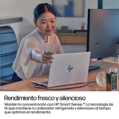 EliteBook 8 G1i 16 inch Notebook Next Gen AI PC Copilot+ PC Intel Core Ultra 5 236V Portátil 40,6 cm (16") WUXGA 16 GB LPDDR5x-SDRAM 512 GB SSD Wi-Fi 7 (802.11be) Windows 11 Pro Plata - Imagen 9