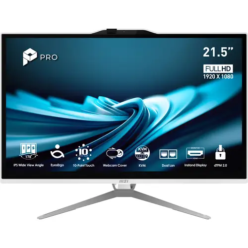 Pro AP222T 14MA-614EU Intel® Core i3 i3-14100 54,6 cm (21.5") 1920 x 1080 Pixeles Pantalla táctil PC todo en uno 8 GB DDR4-SDRAM 512 GB SSD Windows 11 Home Wi-Fi 5 (802.11ac) Blanco - Imagen 1