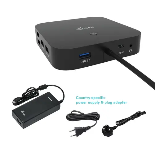 USB-C HDMI DP Docking Station with Power Delivery 100 W + Universal Charger 100 W - Imagen 12