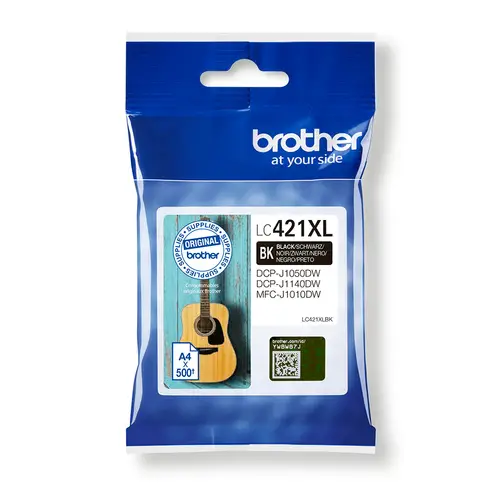 LC-421XLBK cartucho de tinta 1 pieza(s) Original Alto rendimiento (XL) Negro - Imagen 1