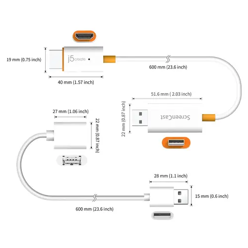 JVAW56-N Pantalla inalámbrica ScreenCast HDMI - Imagen 3