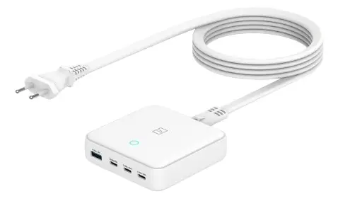 MA-DEGAN100-EU-W cargador de dispositivo móvil Portátil, Smartphone, Tableta Blanco Corriente alterna Carga rápida Interior
