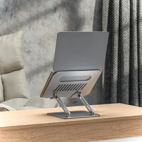 Soporte de Sobremesa XL 10-17 Ajustable para Portatil / Tablet, Plata - Imagen 6