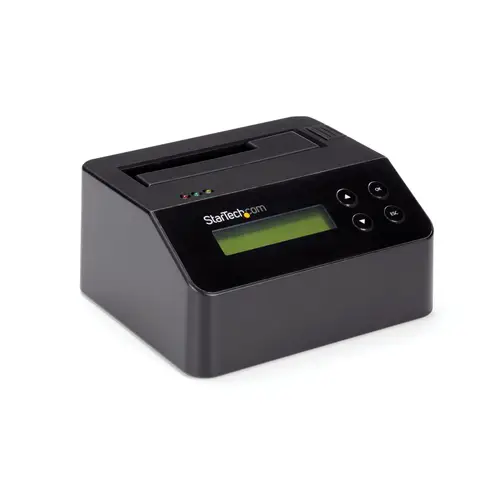 Borrador Autónomo USB 3.0 a SATA III de 1 Bahía para Disco Duro o SSD - Sanitizador - 4Kn - 9 Modos de Borrado - Pantalla LCD - Puerto DB-9 de Impresora - TAA - Imagen 1