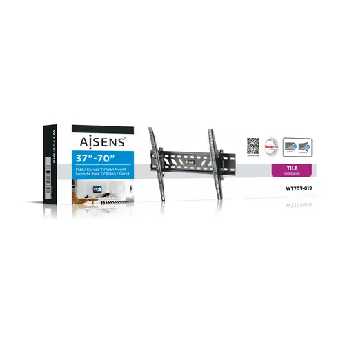 WT70T-019 soporte para TV 177,8 cm (70") Negro - Imagen 6