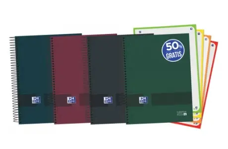 400159033 cuaderno y block A5+ 120 hojas Colores surtidos