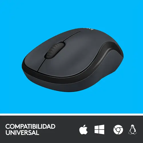 M220 Silent ratón Oficina Ambidextro RF inalámbrico Óptico 1000 DPI - Imagen 7