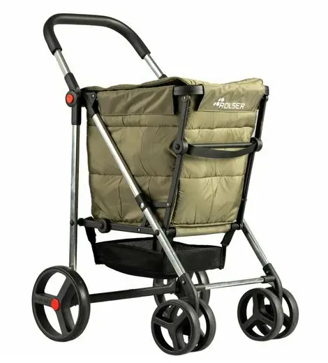 BAS001-1005 bolsa de compras Caqui Bolsa para carrito de la compra