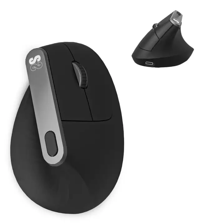 SUBMO-EDNVW01 ratón Universal mano derecha Bluetooth + USB Type-C Óptico 4000 DPI