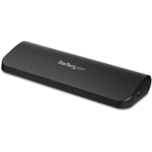 Docking Station USB 3.0 de 2 Monitores para Portátil - HDMI/DVI/VGA - Hub Ladrón 3x USB-A - GbE - Audio - Replicador de Puertos Universal USB-A - Win/macOS/ChromeOS - TAA - Imagen 1
