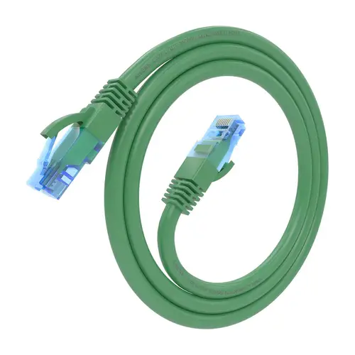 Cable De Red Latiguillo RJ45 Cat.6 UTP AWG26 CCA, Verde, 0.5 m - Imagen 2