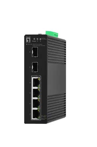IGS-2106P switch Gestionado L2 Gigabit Ethernet (10/100/1000) Energía sobre Ethernet (PoE) Negro - Imagen 1