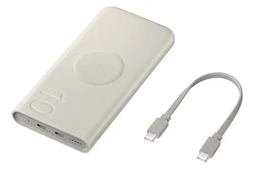 EB-U2510XUEGEU batería externa 10000 mAh Cargador inalámbrico Beige - Imagen 6