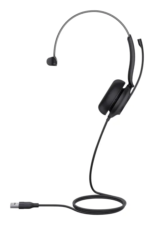 UH35 Mono Teams Auriculares Alámbrico Diadema Oficina/Centro de llamadas USB tipo A Negro