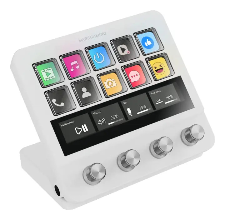 MS-DPROW Blanco 10 botones