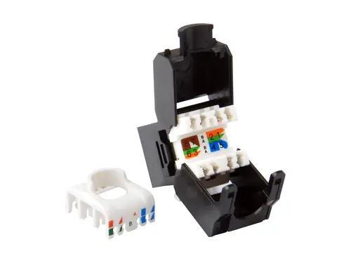769226 cambiador de género para cable RJ-45 LSA Negro - Imagen 3