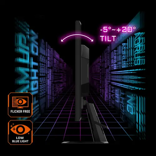 GS27FA Monitor para juegos de 27" FHD - 1920 x 1080, 180Hz, 1ms, 300 cd/m², FreeSync, HDR Ready, HDMI 2.0, Displayport 1.4 - Imagen 10