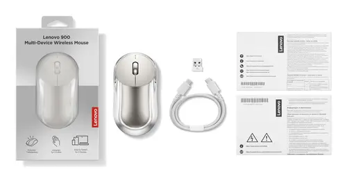 900 ratón Oficina Ambidextro RF Wireless + Bluetooth Óptico 4000 DPI - Imagen 8