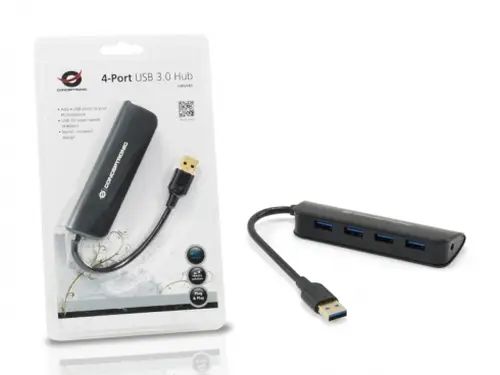C4PUSB3 USB 3.2 Gen 1 (3.1 Gen 1) Type-A 4800 Mbit/s Negro - Imagen 2