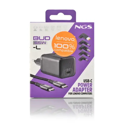 BUD 65W-L Universal Negro Corriente alterna Carga rápida Interior - Imagen 14
