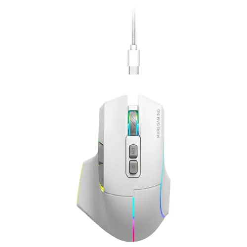 MMWVECTORW ratón Juego mano derecha RF Wireless + Bluetooth + USB Type-A Óptico 12000 DPI - Imagen 1