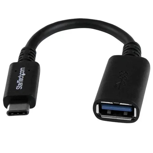 Adaptador USB-C a USB - USB 3.0 (5Gbps) - 15cm - con Certificación USB-IF - USB-C a USB-A - USB 3.2 Gen 1 - Adaptador USB Tipo C - Imagen 1