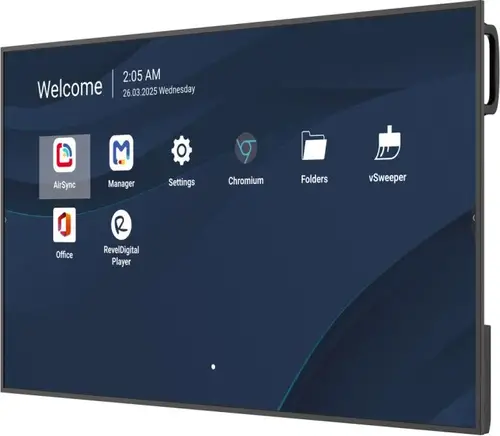 CDE5514-2C pantalla de señalización Pantalla plana para señalización digital 139,7 cm (55") LCD Wifi 500 cd / m² 4K Ultra HD Negro Procesador incorporado Android 14 24/7 - Imagen 3