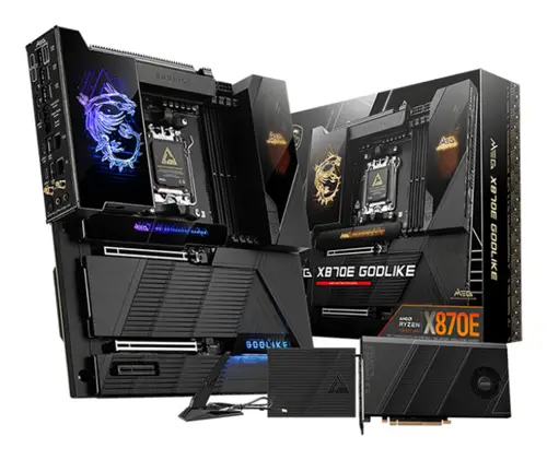 MEG X870E GODLIKE placa base AMD X870E Zócalo AM5 ATX extendida - Imagen 1