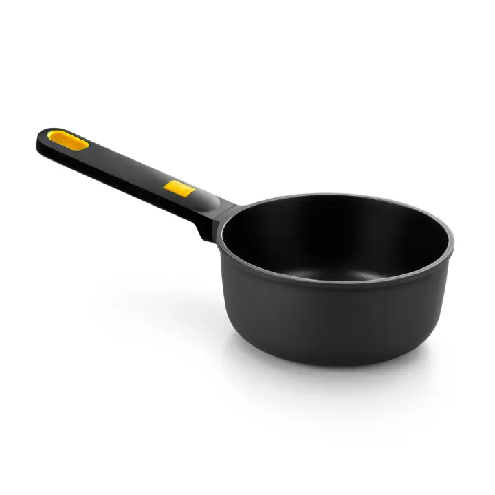 Prior A122316 cacerola 1,25 L Alrededor Negro, Naranja